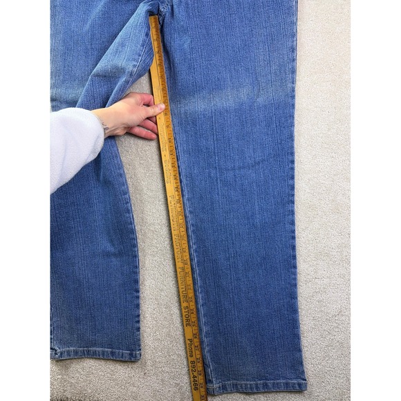 Gloria Vanderbilt Amanda Jeans Womens 14 (32x31) Blue Classic Fit Tapered READ - Picture 7 of 8